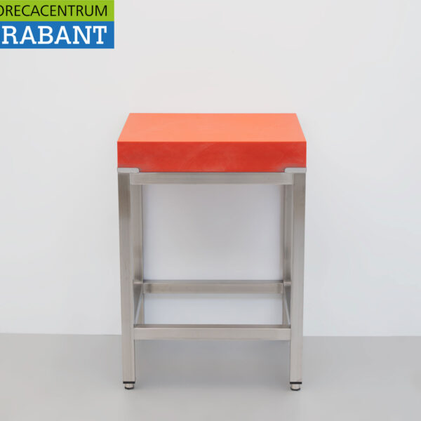 Stainless steel Polyethylene PE Chopping block Premium-line 50 x 60 cm Catering Butchery