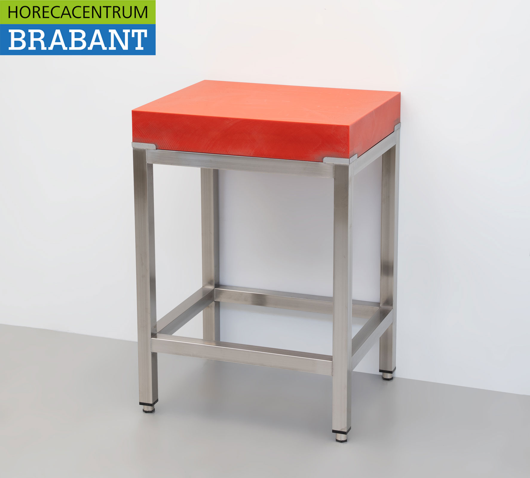 Stainless steel Polyethylene PE Chopping block Premium-line 50 x 60 cm Catering Butchery - Image 2