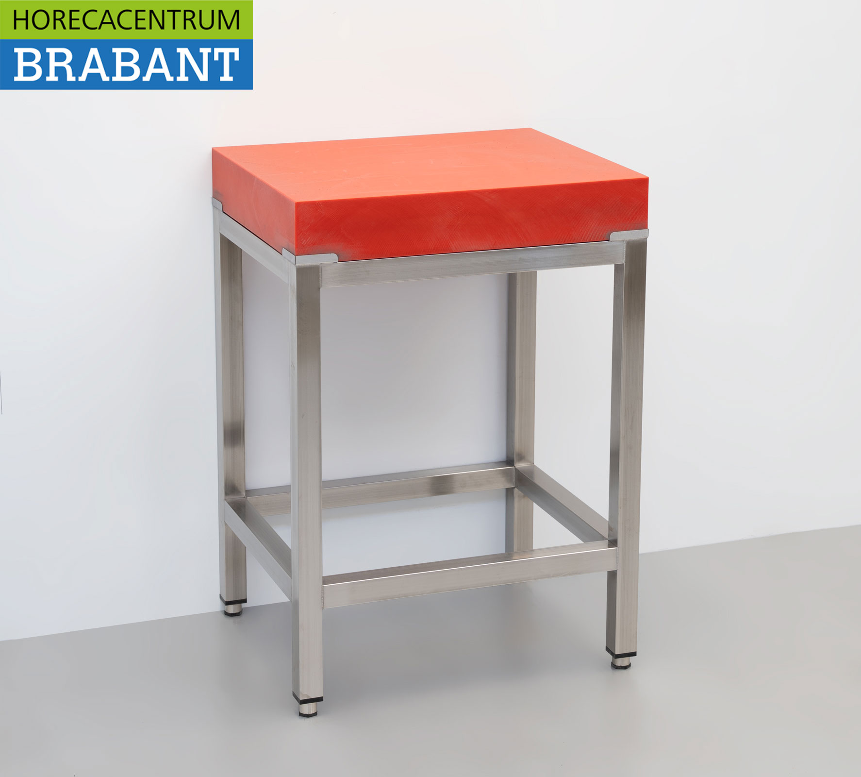 Stainless steel Polyethylene PE Chopping block Premium-line 50 x 60 cm Catering Butchery - Image 3