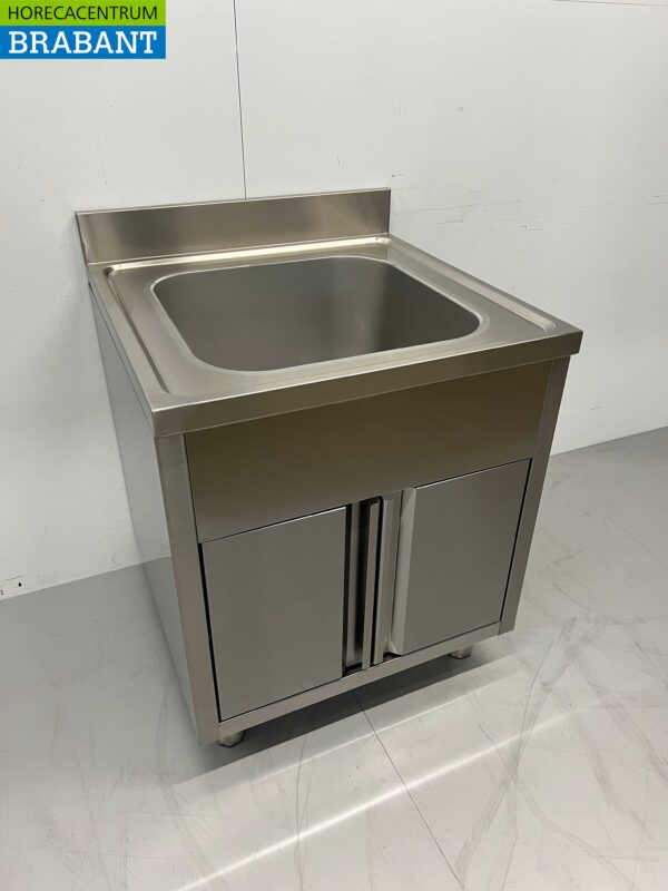 Stainless steel sink Sink flip doors Premium-line 70 cm Hospitality - Image 3