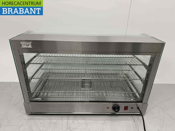 Stainless steel Hot Display Case Hot Display Case 90 cm 230V Horeca - Image 5
