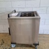 Stainless steel Mobile Heated cup dispenser 50 x 50 cm 230V Catering