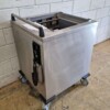 Stainless steel Mobile Heated cup dispenser 50 x 50 cm 230V Catering - Image 3