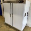 Stainless steel HCB Banquet trolley Keep warm cabinet 2 doors 22 x 2/1 GN 230V Horeca - Image 2