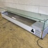Stainless steel Top-up display case Top-up refrigerated display case saladière 10 x 1/4 GN 200 cm Horeca - Image 2