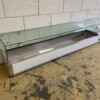 Stainless steel Top-up display case Top-up refrigerated display case saladière 10 x 1/4 GN 200 cm Horeca - Image 3