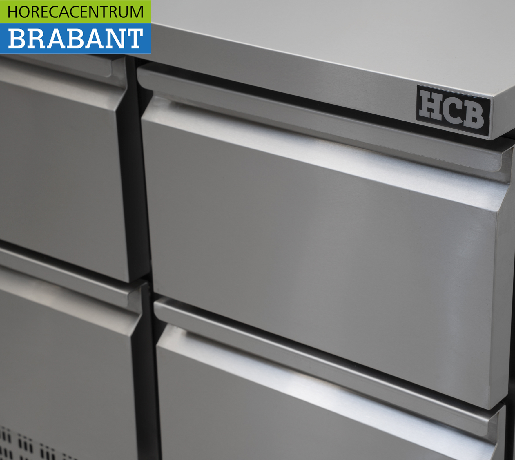 HCB Stainless Steel Refrigerated Workbench, 4 Drawers, 90 cm, 230V, Food Service - Image 7