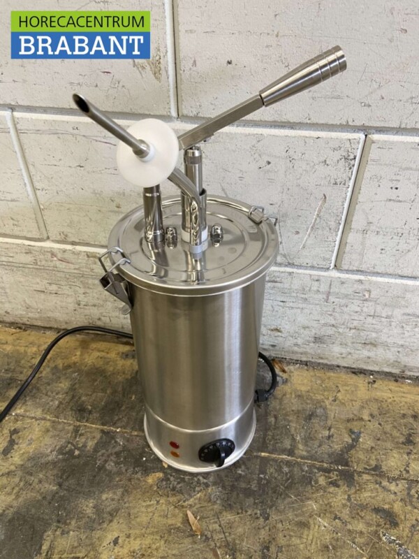Stainless steel GGG Heated sauce dispenser sauce pump chocolate pump 3 liters 230V Horeca