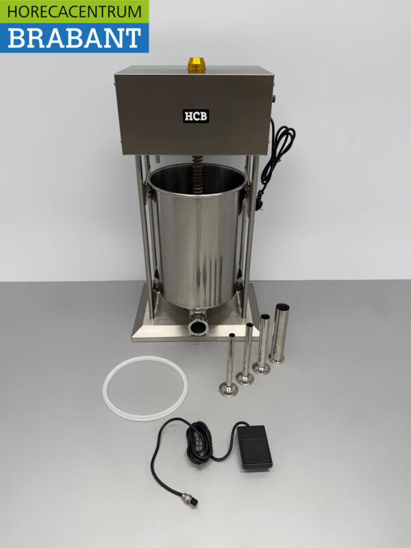 Stainless steel Electric stuffing can stopper sausage filler 20 liters 230V Butchery