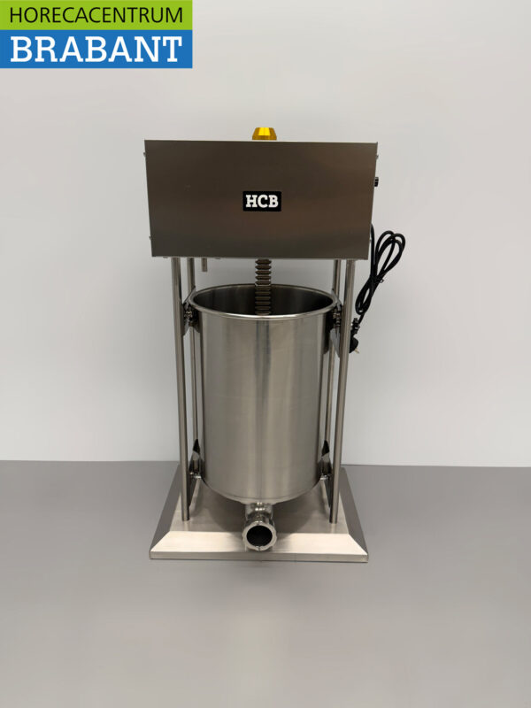 Stainless steel Electric stuffing can stopper sausage filler 20 liters 230V Butchery - Image 2