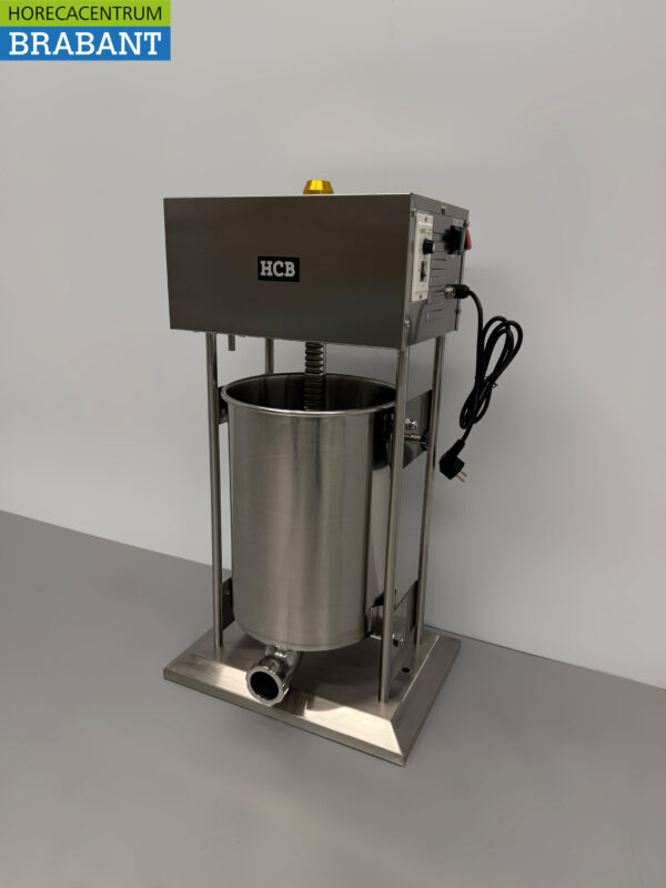 Stainless steel Electric stuffing can stopper sausage filler 20 liters 230V Butchery - Image 3