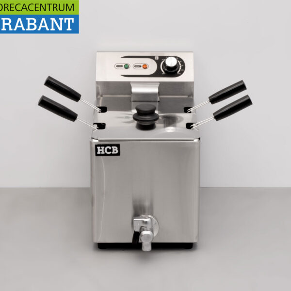 HCB Stainless Steel Electric Pasta Cooker Pasta 8 liters 4 baskets 230V Catering