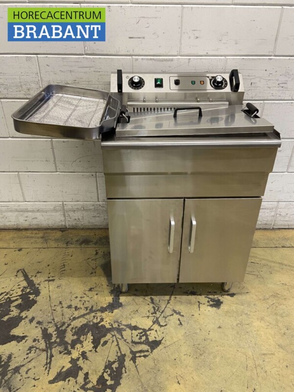 HCB stainless steel Fish fryer Oilball fryer Deep fryer 30 liter 400V Horeca