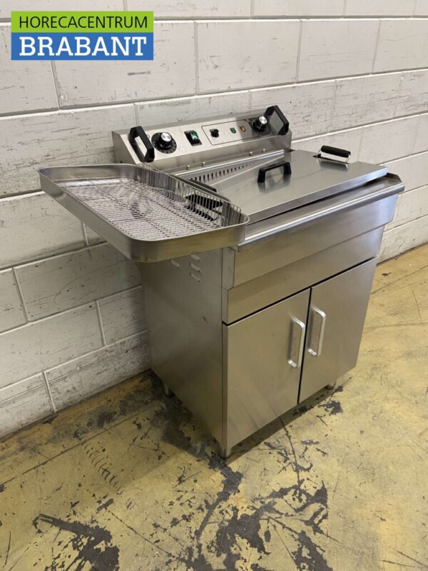 HCB stainless steel Fish fryer Oilball fryer Deep fryer 30 liter 400V Horeca - Image 3