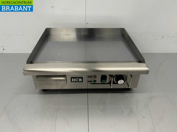 Stainless steel HCB Mirror Griddle Chrome Grill Plate Griddle 55 cm 230V Horeca