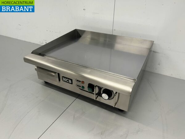 Stainless steel HCB Mirror Griddle Chrome Grill Plate Griddle 55 cm 230V Horeca - Image 2