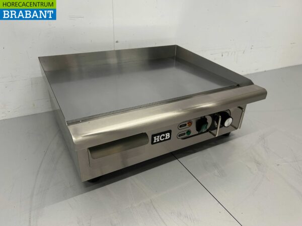 Stainless steel HCB Mirror Griddle Chrome Grill Plate Griddle 55 cm 230V Horeca - Image 3