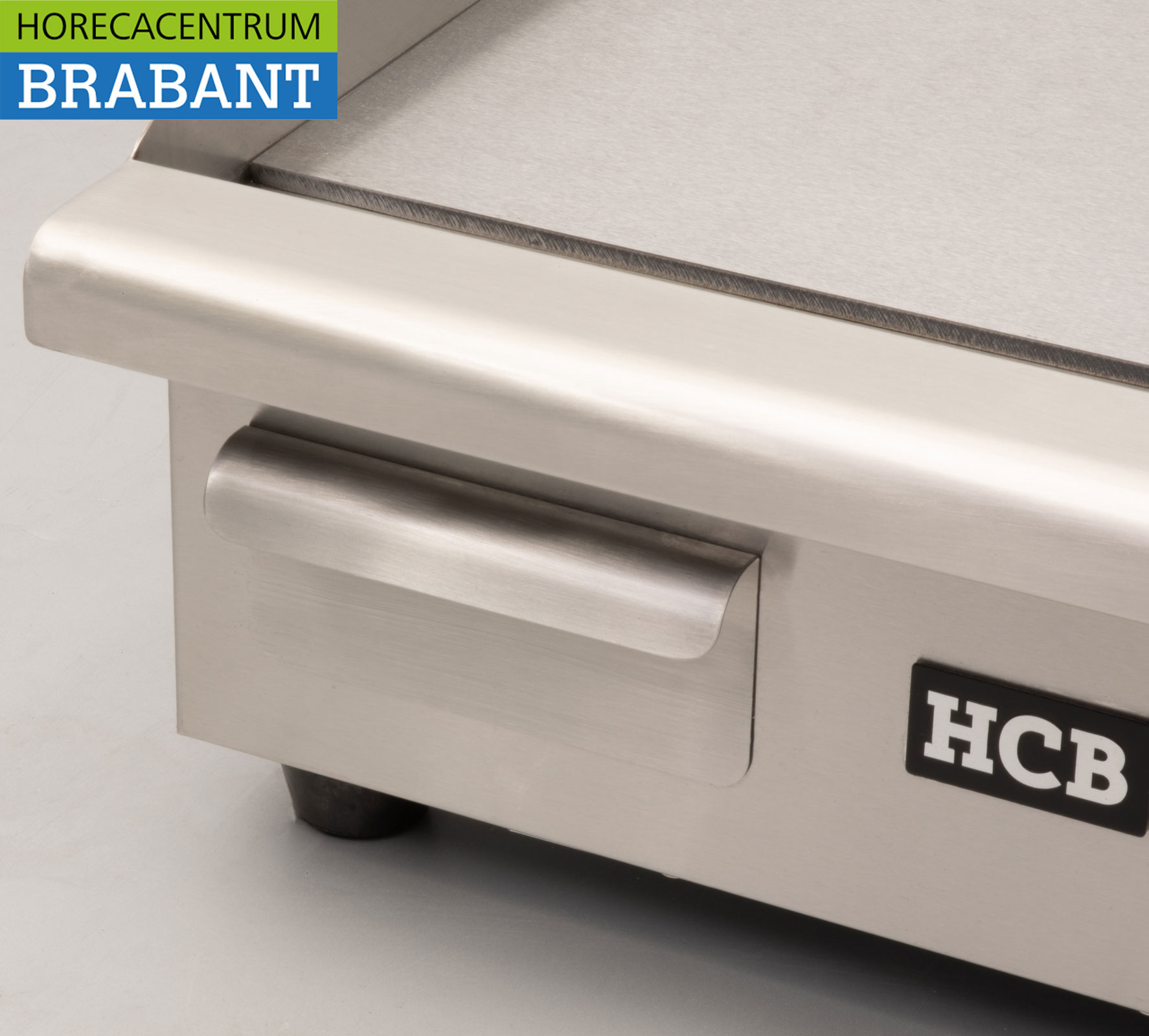 HCB Stainless Steel Grill Plate Griddle Smooth 55 cm 230V Catering - Image 6