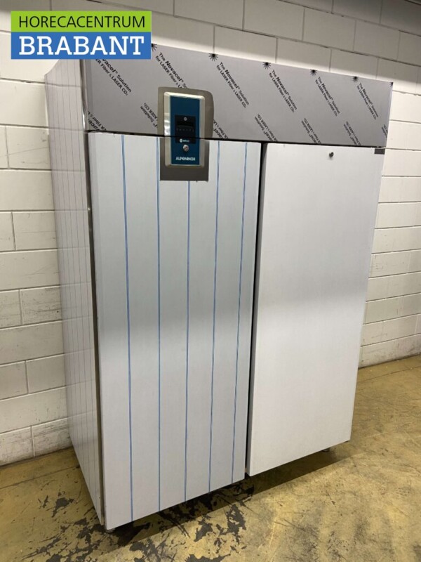 Stainless steel Alpeninox Double door Refrigerator 1430 liters 230V Horeca - Image 2