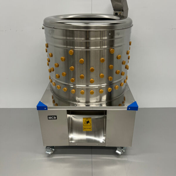 HCB stainless steel Mobile poultry picking machine 300 pieces/hour 230V Catering