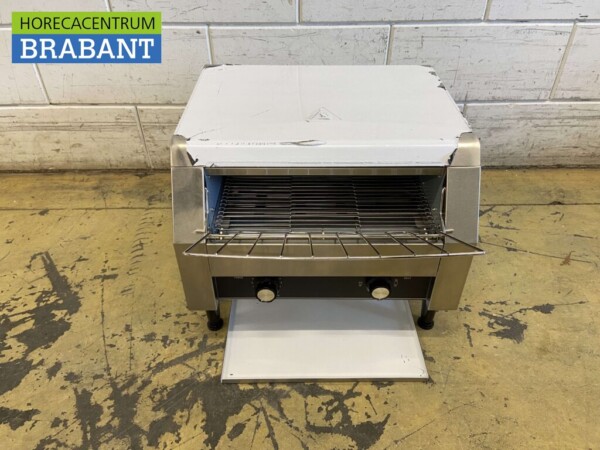 Stainless steel Walk-through toaster Bread toaster Conveyor oven 450 pieces 230V Catering