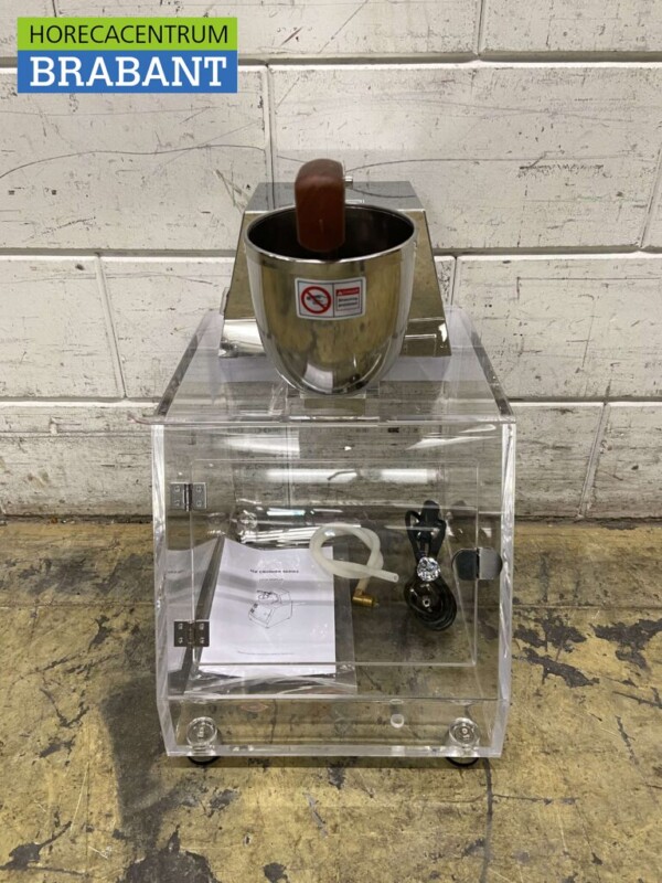 Chrome Ice Crusher Ice Crusher Ice Crusher Plexiglas Bunker 20 kg per hour 230V Catering
