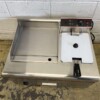 Stainless steel griddle with deep fryer Fryer 8 liters 230V Horeca - Image 2