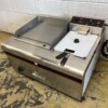 Stainless steel griddle with deep fryer Fryer 8 liters 230V Horeca - Image 3