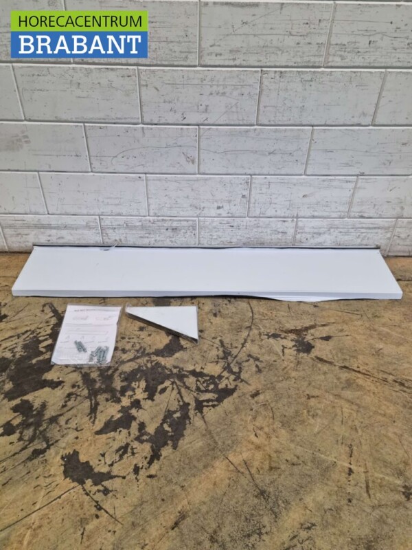 Stainless steel Wall Shelf 160 x 30 cm Horeca