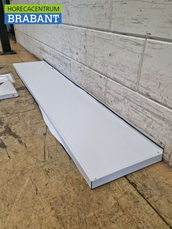 Stainless steel Wall Shelf 160 x 30 cm Horeca - Image 3