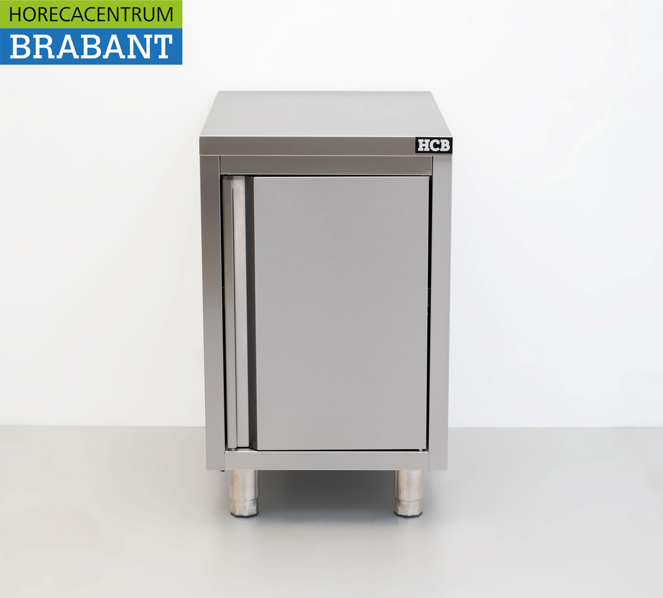Stainless steel Work Cupboard Cabinet 1 door Premium-line 50 cm Horeca