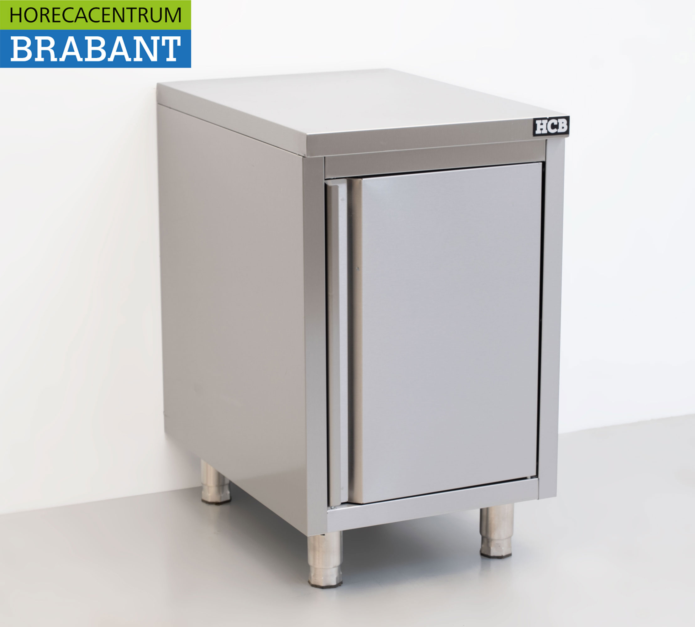 Stainless steel Work Cupboard Cabinet 1 door Premium-line 50 cm Horeca - Image 3