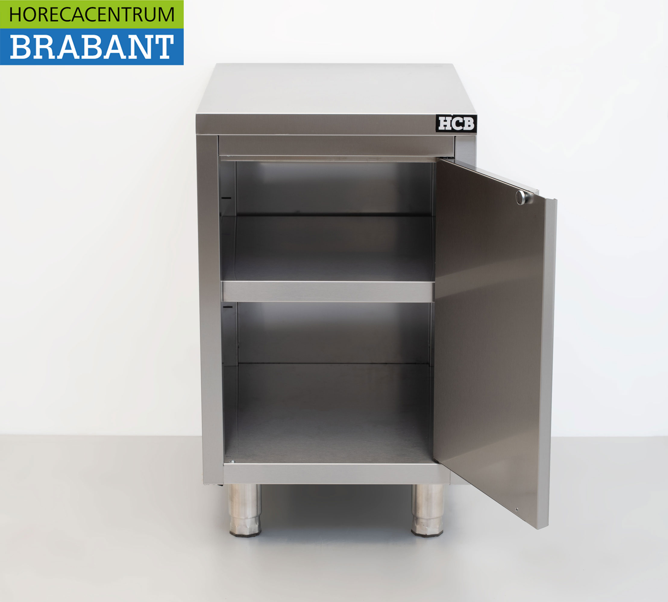 Stainless steel Work Cupboard Cabinet 1 door Premium-line 50 cm Horeca - Image 4