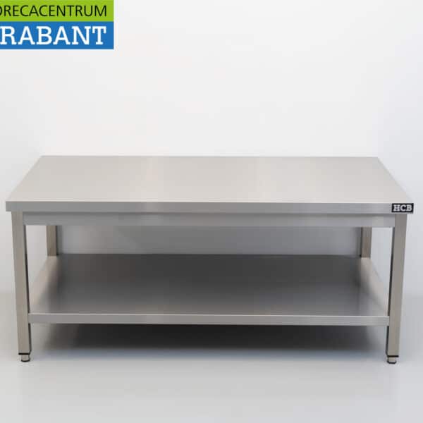 HCB Stainless Steel Work Table, Premium Line, 140 x 70 x 60 cm, Food Service