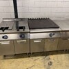 Stainless steel Electrolux Baking line Double fryer Hot plate Bain marie Frying pan 440 cm GAS Catering - Image 12