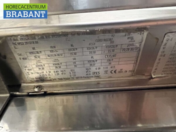Stainless steel Electrolux Baking line Double fryer Hot plate Bain marie Frying pan 440 cm GAS Catering - Image 16