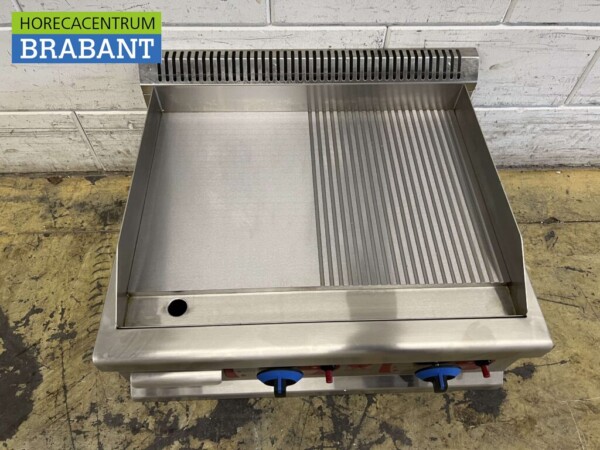 Stainless steel Griddle Griddle 1/2 ribbed 65,5 cm PROPAAN Horeca - Image 5