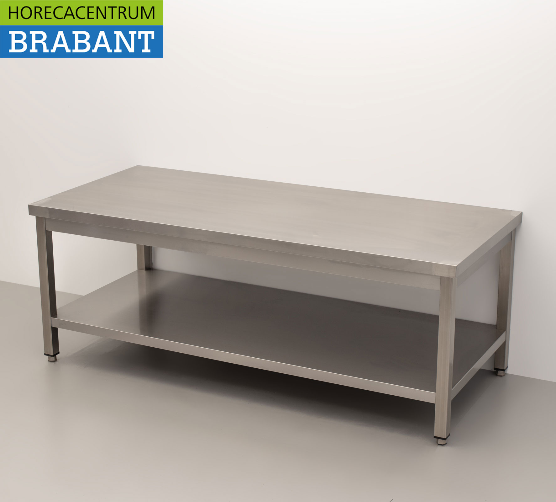 HCB Stainless Steel Work Table Premium-line 160 x 70 x 60 cm Catering - Image 2