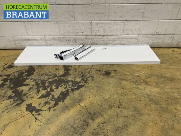 Stainless steel Wall Shelf 180 x 40 cm Horeca