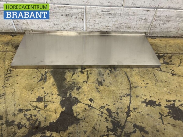 Stainless steel Wall Shelf 80 x 30 cm Horeca