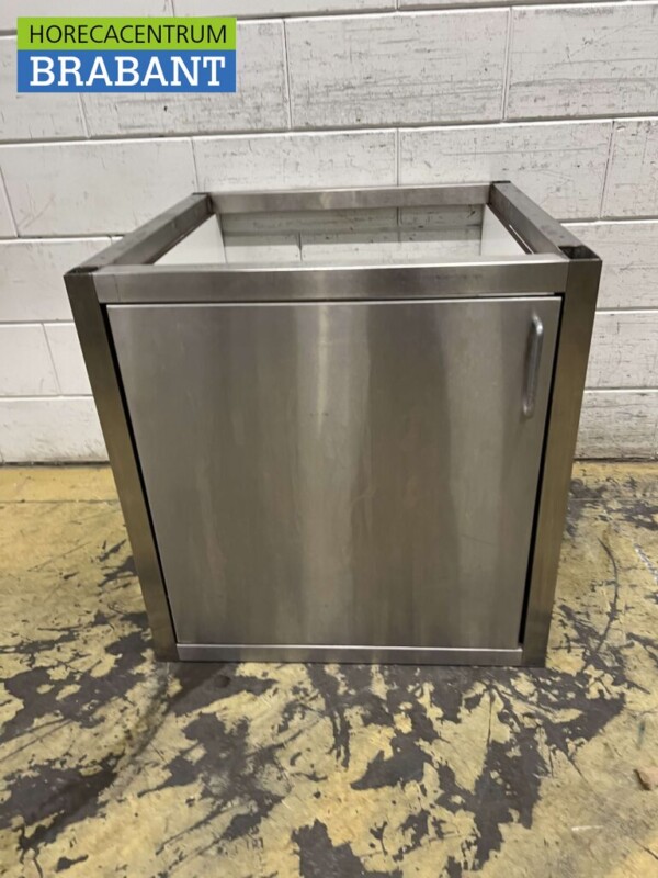 Stainless steel Work Cabinet 1 door 68.5 cm Catering