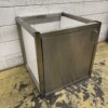 Stainless steel Work Cabinet 1 door 68.5 cm Catering - Image 3
