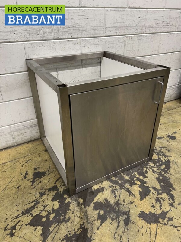 Stainless steel Work Cabinet 1 door 68.5 cm Catering - Image 3