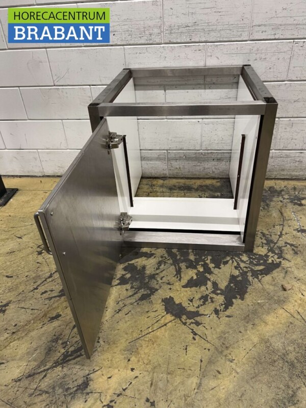 Stainless steel Work Cabinet 1 door 68.5 cm Catering - Image 4
