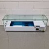 Stainless steel Polar G608 Top mounted display case Top mounted refrigerated display case saladière 5 x 1/4 GN 120 cm Horeca