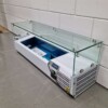 Stainless steel Polar G608 Top mounted display case Top mounted refrigerated display case saladière 5 x 1/4 GN 120 cm Horeca - Image 2