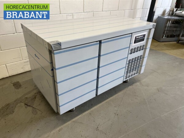 Stainless steel Coreco Premium refrigerated workbench 2 doors 1/1 gastronorm 134,5 cm Catering - Image 3