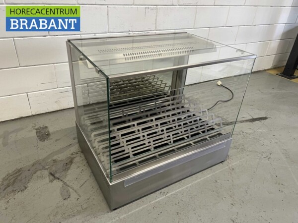 Stainless steel Ubert Hot Display Case Bj. 2020 80 cm 230V Hospitality - Image 2