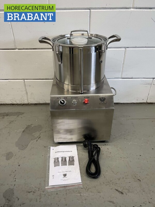 Stainless steel Cutter Vegetable Cutter 10 liter 230V Horeca