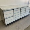 Stainless steel Coreco Premium refrigerated workbench 2 drawers and 3 doors 1/1 gastronorm 224.5 cm Horeca - Image 3